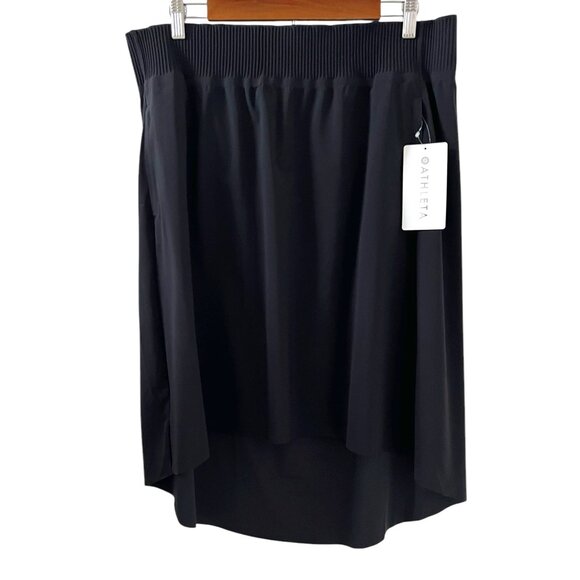 Athleta NEW Cosmic Skirt In Black Size XL - Picture 1 of 16